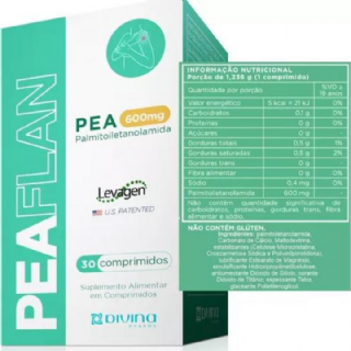 Suplemento Alimentar Peaflan 600mg com 30 Comprimidos